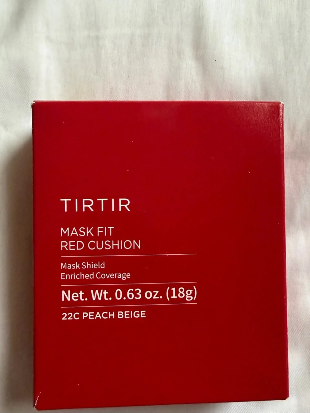 TIRTIR Mask Fit Red Cushion in 22C Peach Beige